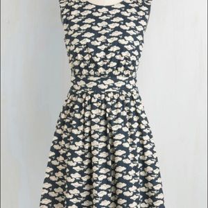 Modcloth Airplanes Sleeveless Dress